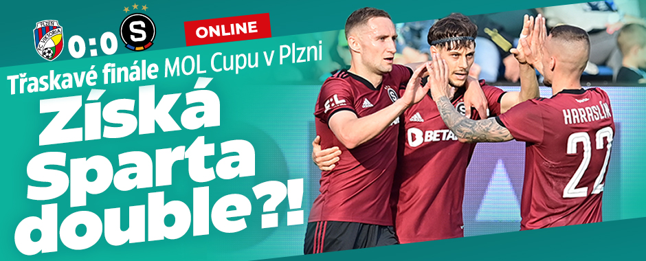 Třaskavé finále MOL Cupu v Plzni: Získá Sparta double?!