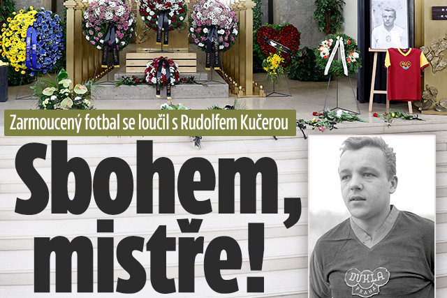 Fotbal se loučil s Rudolfem Kučerou: Sbohem, mistře!
