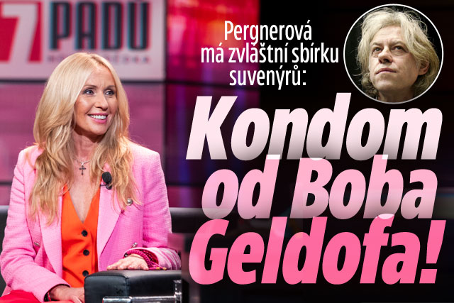 Pergnerová má zvláštní sbírku suvenýrů: Kondom Boba Geldofa!